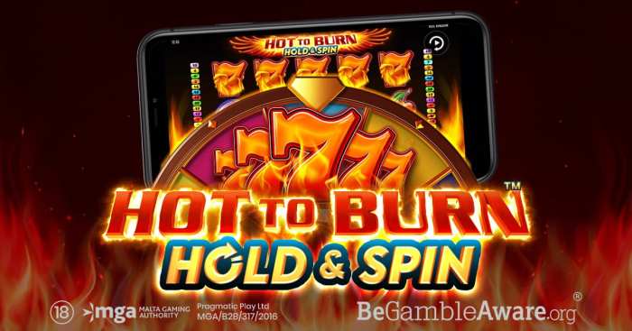Strategi Menang Slot Hot to Burn Hold and Spin